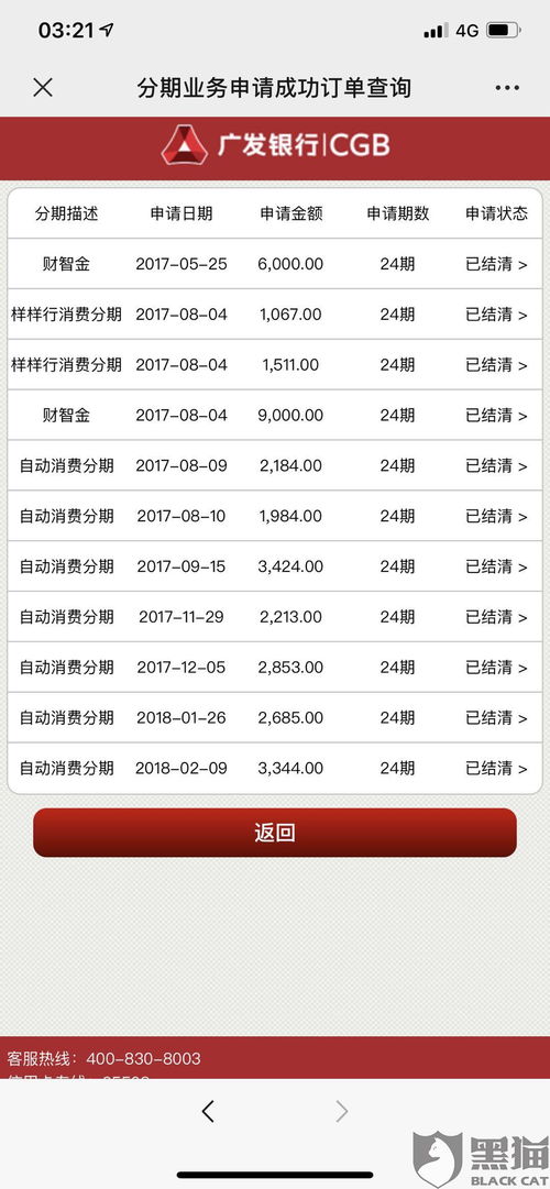 广发信用卡2300元分期利息多少