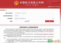 失信人执行网查询官网首页